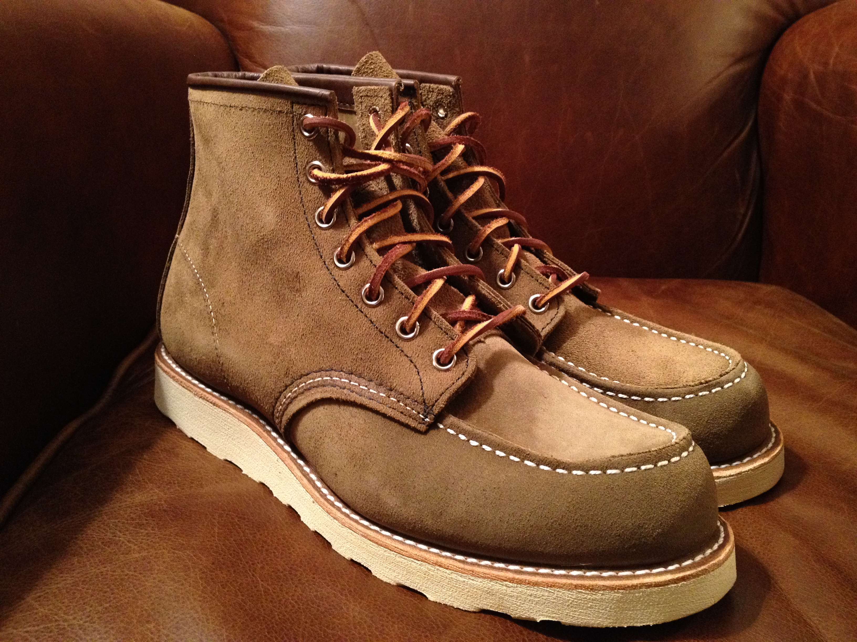 new kicks: red wing 8881 olive mohave 